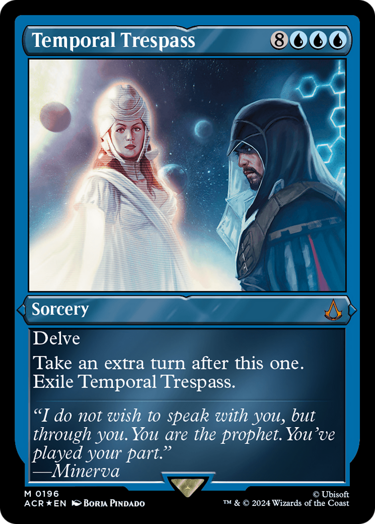 Temporal Trespass (Foil Etched) [Assassin's Creed] | Exor Games Dartmouth