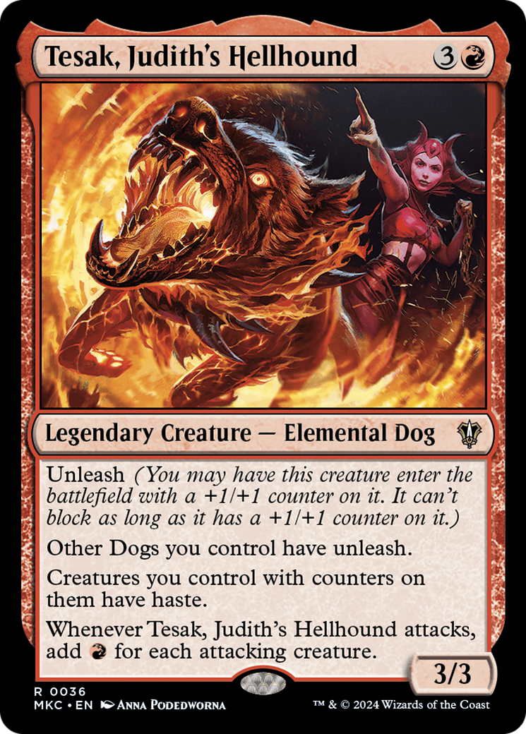 Tesak, Judith's Hellhound [Murders at Karlov Manor Commander] | Exor Games Dartmouth