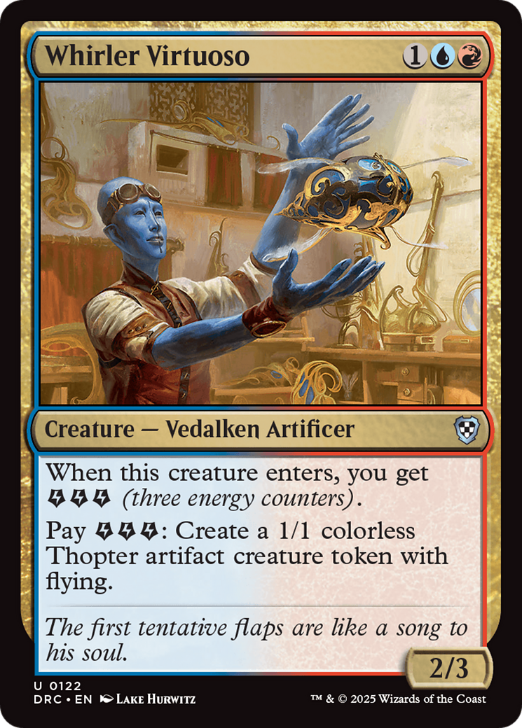 Whirler Virtuoso [Aetherdrift Commander] | Exor Games Dartmouth