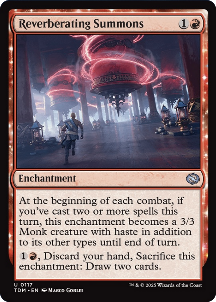 Reverberating Summons [Tarkir: Dragonstorm] | Exor Games Dartmouth