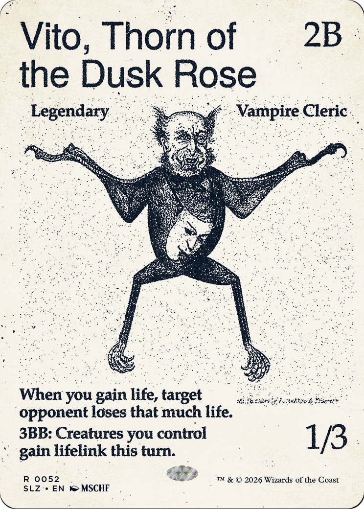 Vito, Thorn of the Dusk Rose (0052) [Secret Lair x MSCHF: The Zeta Set] | Exor Games Dartmouth