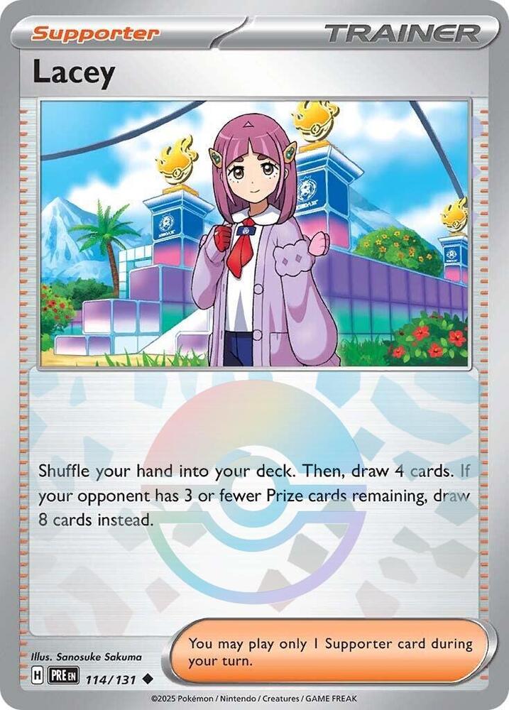 Lacey (114/131) (Poke Ball Pattern) [Scarlet & Violet: Prismatic Evolutions] | Exor Games Dartmouth