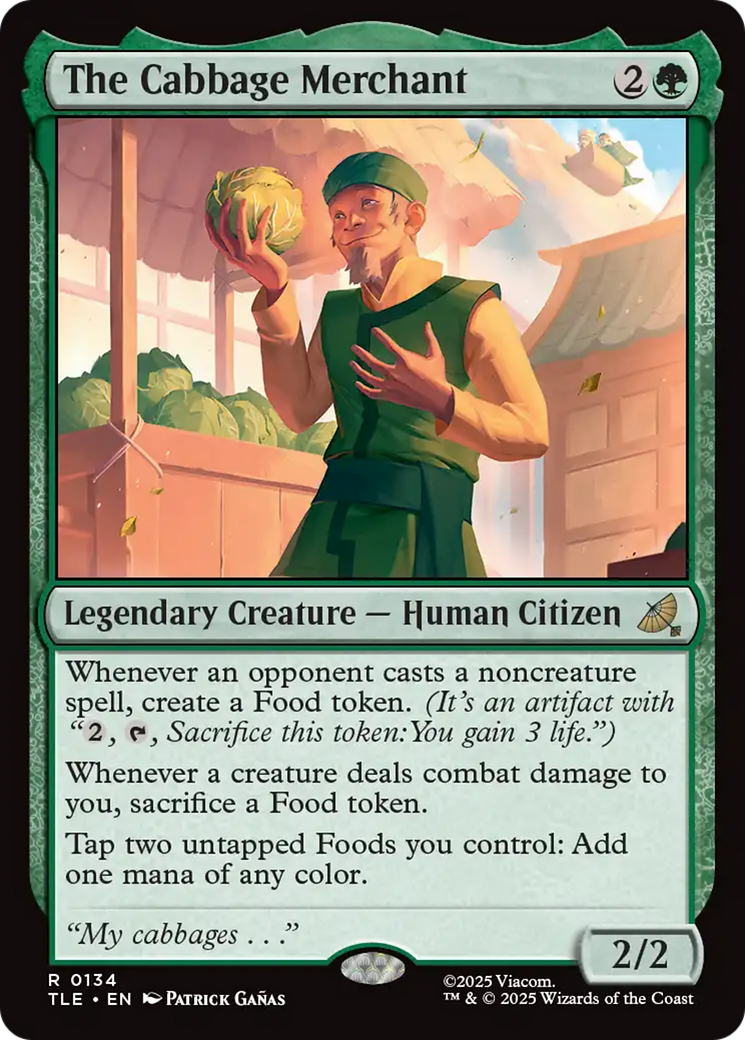 The Cabbage Merchant [Avatar: The Last Airbender: Eternal-Legal] | Exor Games Dartmouth