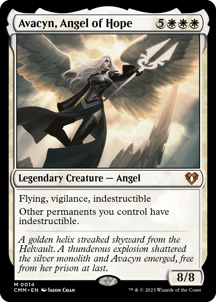 Avacyn, Angel of Hope [Commander Masters] | Exor Games Dartmouth