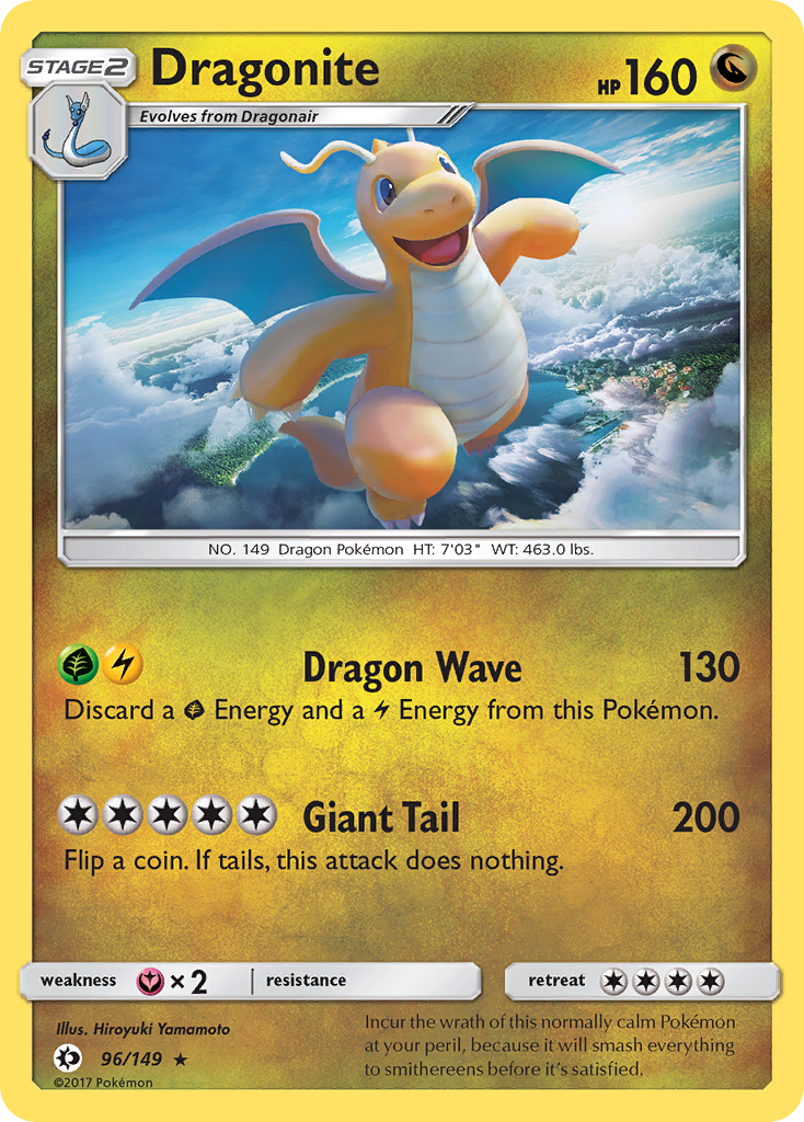 Dragonite (96/149) [Sun & Moon: Base Set] | Exor Games Dartmouth