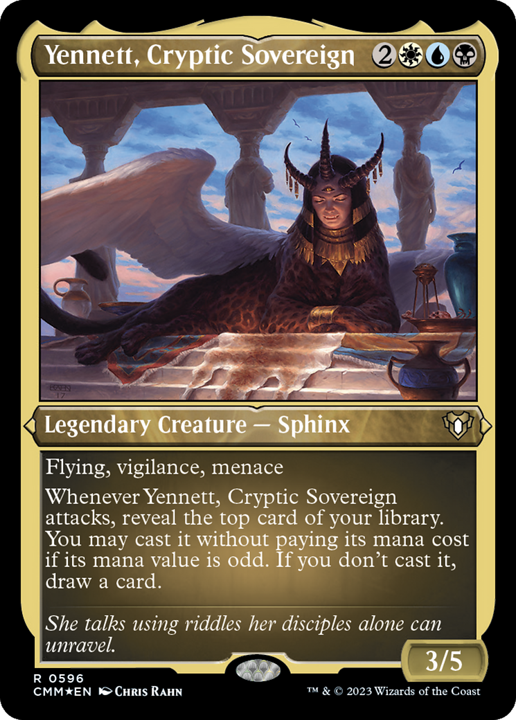 Yennett, Cryptic Sovereign (Foil Etched) [Commander Masters] | Exor Games Dartmouth