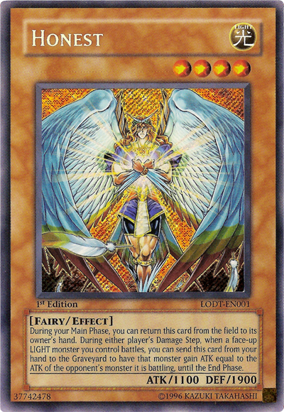 Honest [LODT-EN001] Secret Rare | Exor Games Dartmouth