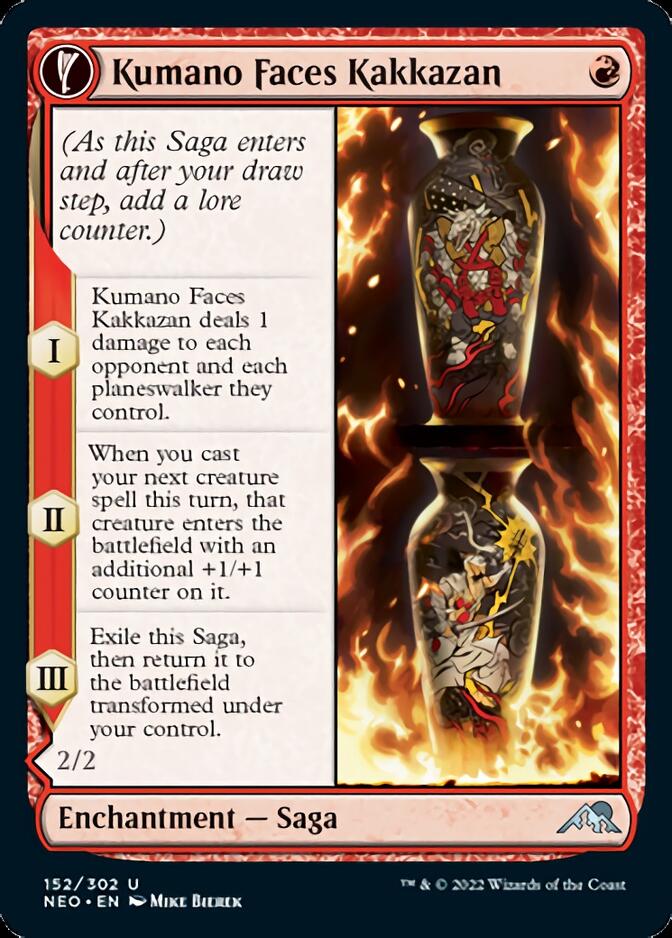 Kumano Faces Kakkazan // Etching of Kumano [Kamigawa: Neon Dynasty] | Exor Games Dartmouth
