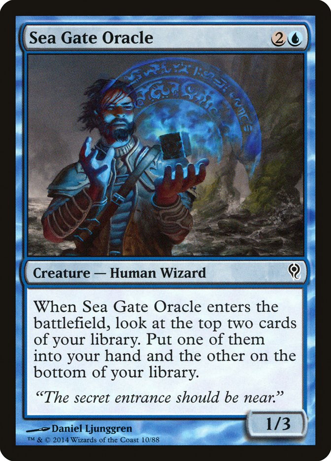 Sea Gate Oracle [Duel Decks: Jace vs. Vraska] | Exor Games Dartmouth