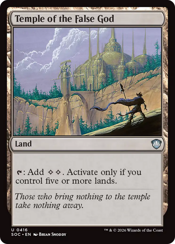 Temple of the False God [Secrets of Strixhaven Commander] | Exor Games Dartmouth