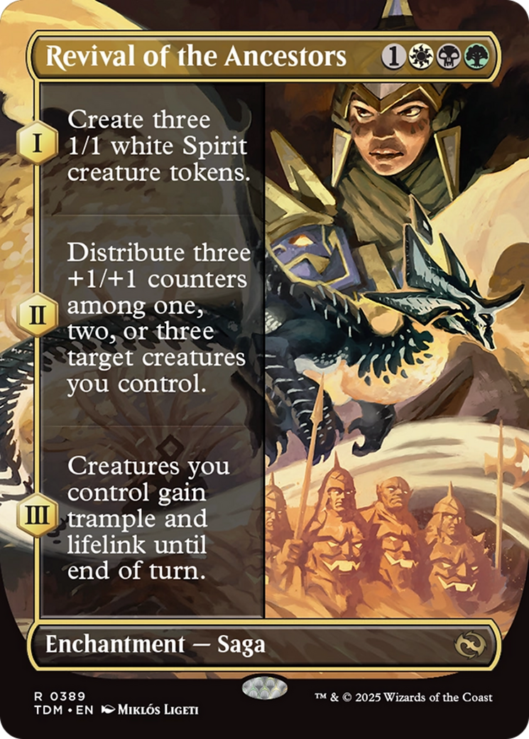 Revival of the Ancestors (Borderless) [Tarkir: Dragonstorm] | Exor Games Dartmouth