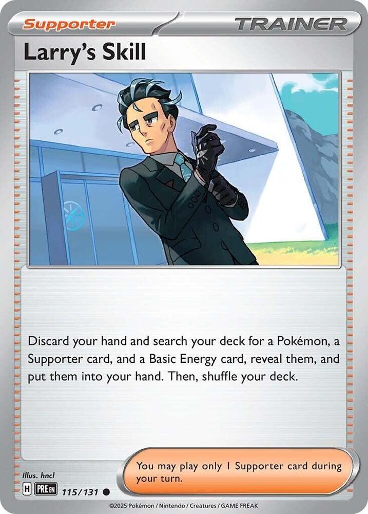 Larry's Skill (115/131) [Scarlet & Violet: Prismatic Evolutions] | Exor Games Dartmouth