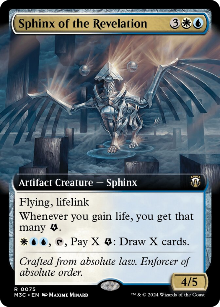 Sphinx of the Revelation (Extended Art) (Ripple Foil) [Modern Horizons 3 Commander] | Exor Games Dartmouth