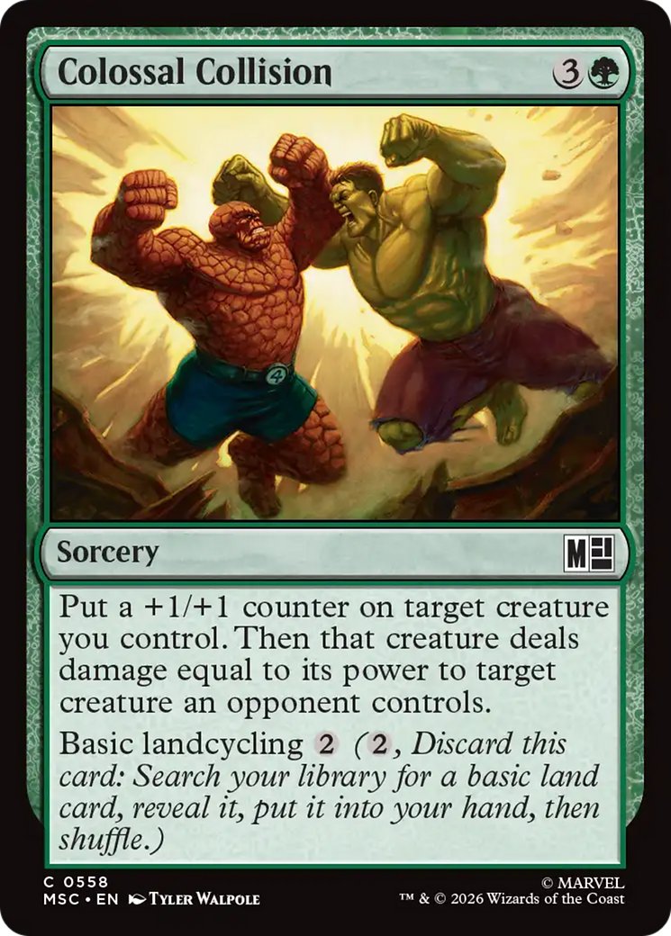 Colossal Collision [Marvel Super Heroes Commander] | Exor Games Dartmouth