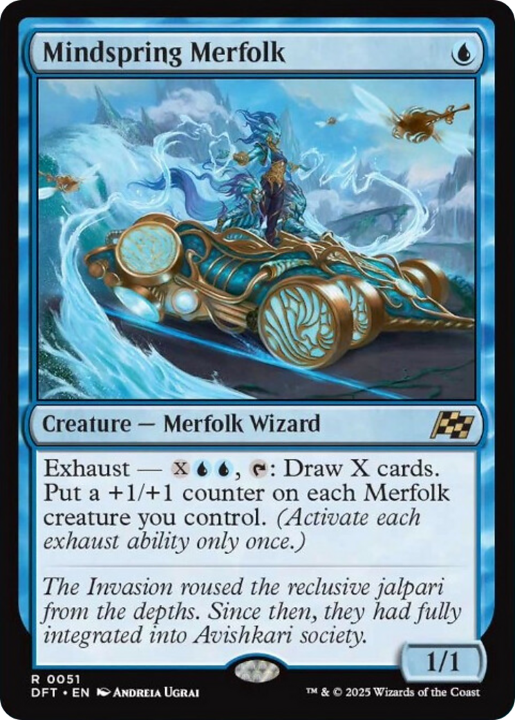 Mindspring Merfolk [Aetherdrift] | Exor Games Dartmouth