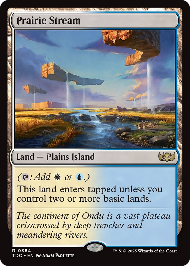 Prairie Stream [Tarkir: Dragonstorm Commander] | Exor Games Dartmouth
