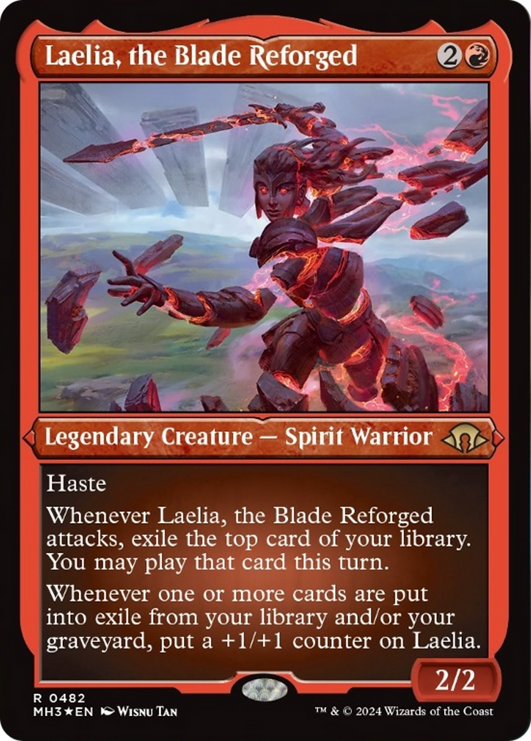 Laelia, the Blade Reforged (Foil Etched) [Modern Horizons 3] | Exor Games Dartmouth