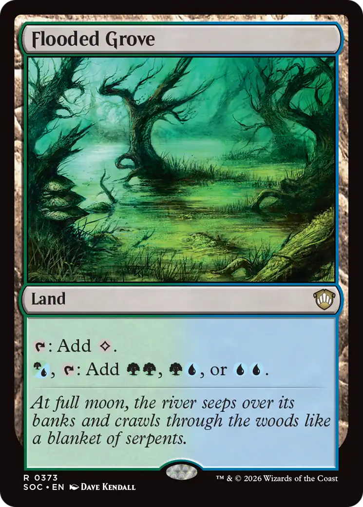 Flooded Grove [Secrets of Strixhaven Commander] | Exor Games Dartmouth