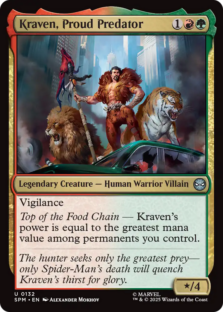 Kraven, Proud Predator [Marvel's Spider-Man] | Exor Games Dartmouth
