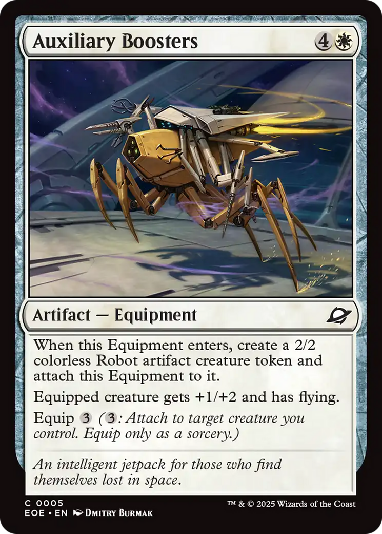 Auxiliary Boosters [Edge of Eternities] | Exor Games Dartmouth