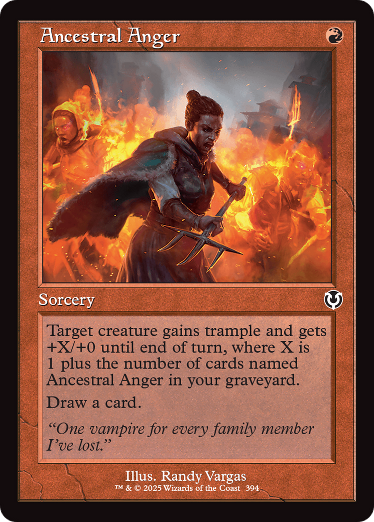 Ancestral Anger (Retro Frame) [Innistrad Remastered] | Exor Games Dartmouth