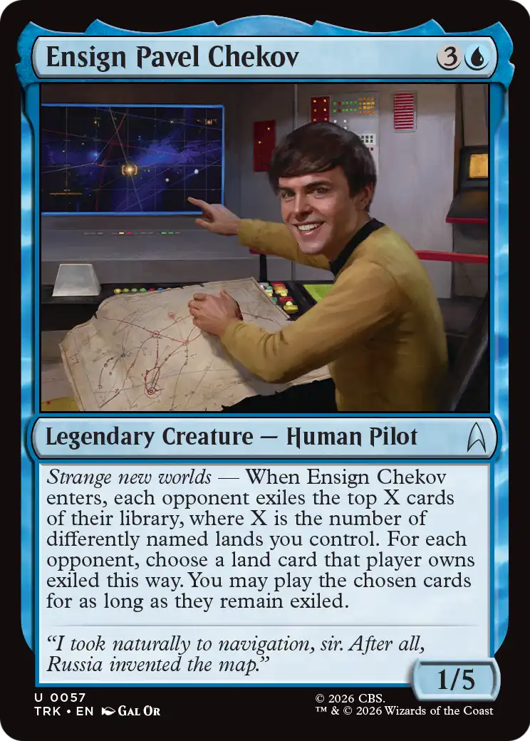 Ensign Pavel Chekov [Star Trek] | Exor Games Dartmouth