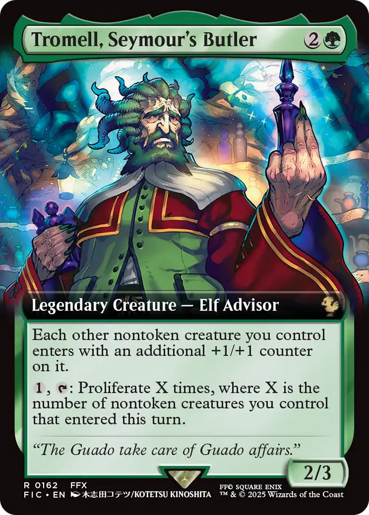 Tromell, Seymour's Butler (Extended Art) [FINAL FANTASY Commander] | Exor Games Dartmouth