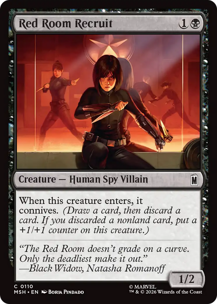 Red Room Recruit [Marvel Super Heroes] | Exor Games Dartmouth