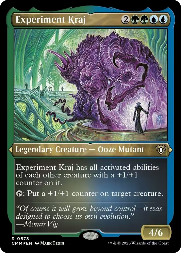 Experiment Kraj (Foil Etched) [Commander Masters] | Exor Games Dartmouth