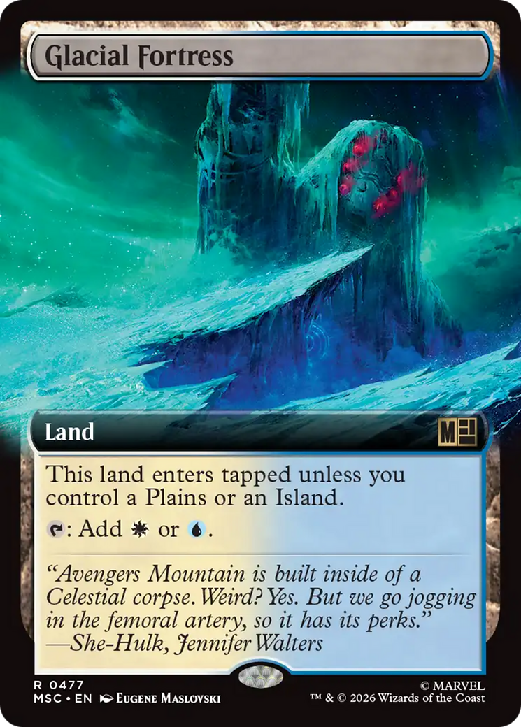 Glacial Fortress (Extended Art) [Marvel Super Heroes Commander] | Exor Games Dartmouth