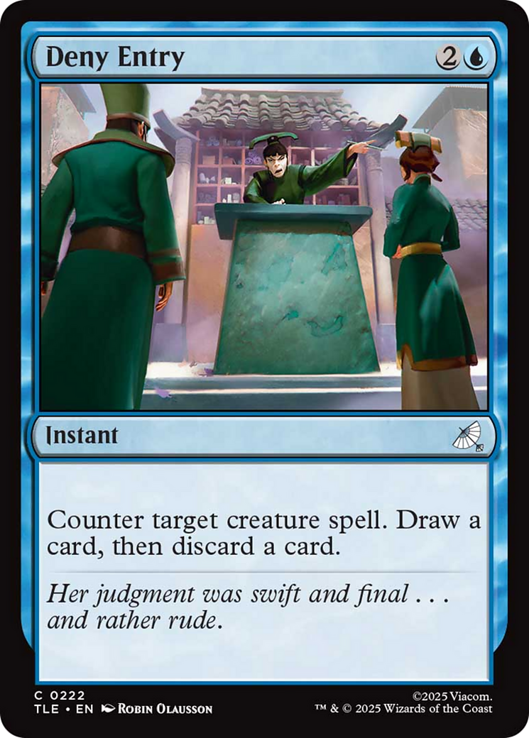 Deny Entry [Avatar: The Last Airbender: Eternal-Legal] | Exor Games Dartmouth