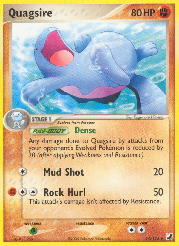 Quagsire (44/115) [EX: Unseen Forces] | Exor Games Dartmouth