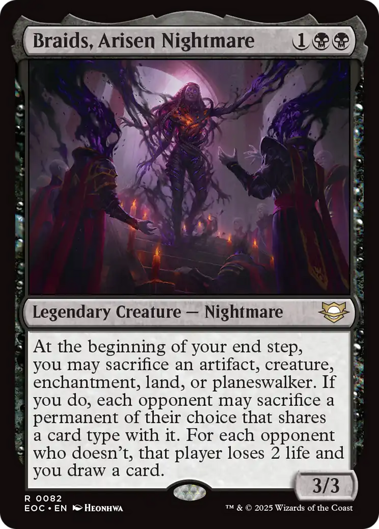 Braids, Arisen Nightmare [Edge of Eternities Commander] | Exor Games Dartmouth