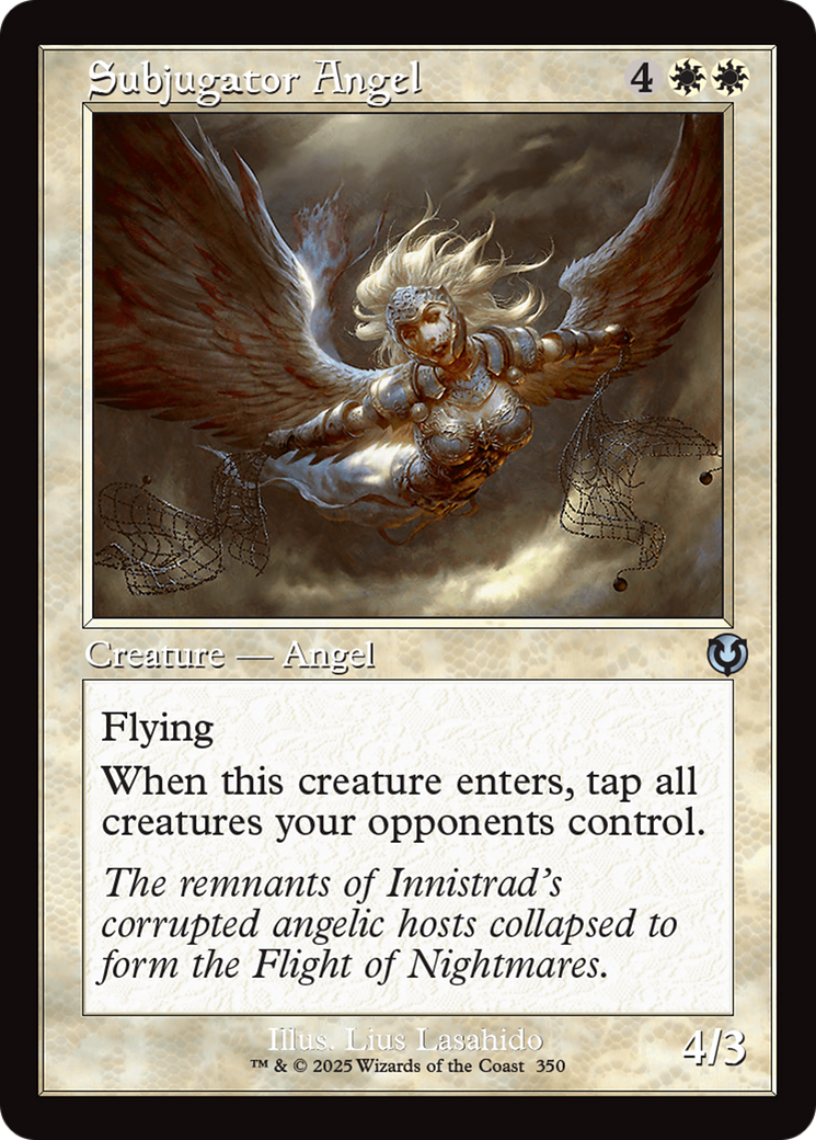Subjugator Angel (Retro Frame) [Innistrad Remastered] | Exor Games Dartmouth