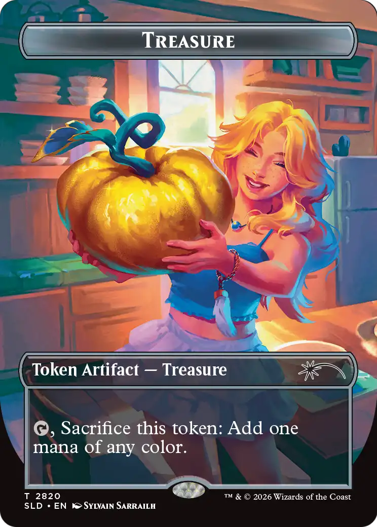 Treasure Token (2820) [Secret Lair Drop Series] | Exor Games Dartmouth
