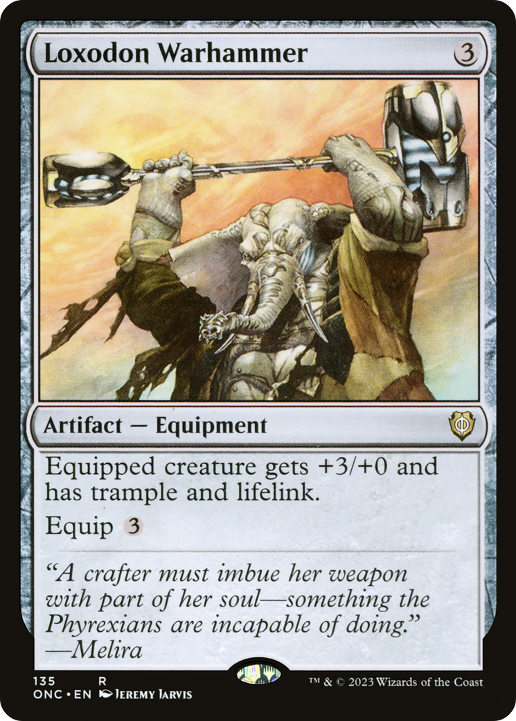 Loxodon Warhammer [Phyrexia: All Will Be One Commander] | Exor Games Dartmouth