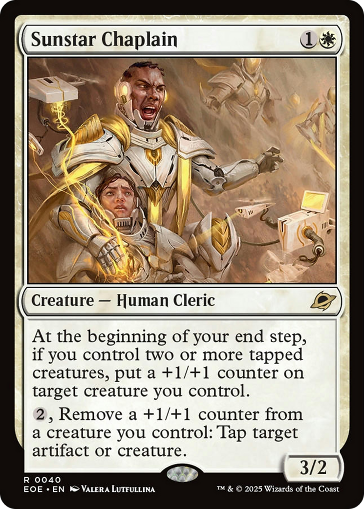 Sunstar Chaplain [Edge of Eternities] | Exor Games Dartmouth