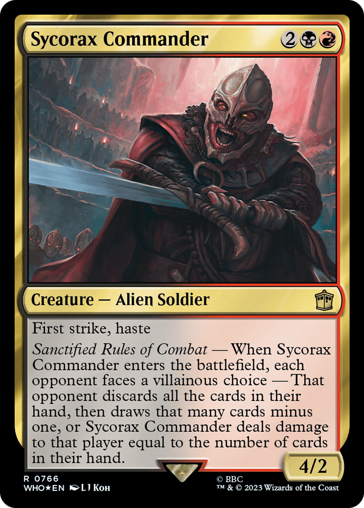 Sycorax Commander (Surge Foil) [Doctor Who] | Exor Games Dartmouth