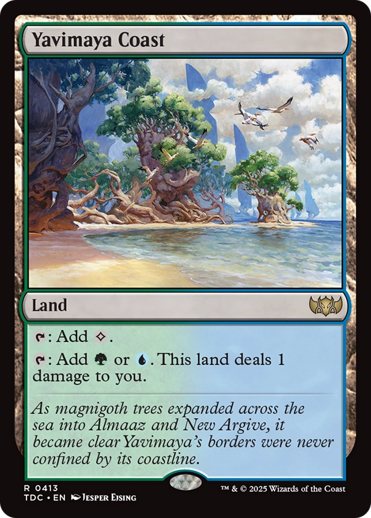 Yavimaya Coast [Tarkir: Dragonstorm Commander] | Exor Games Dartmouth