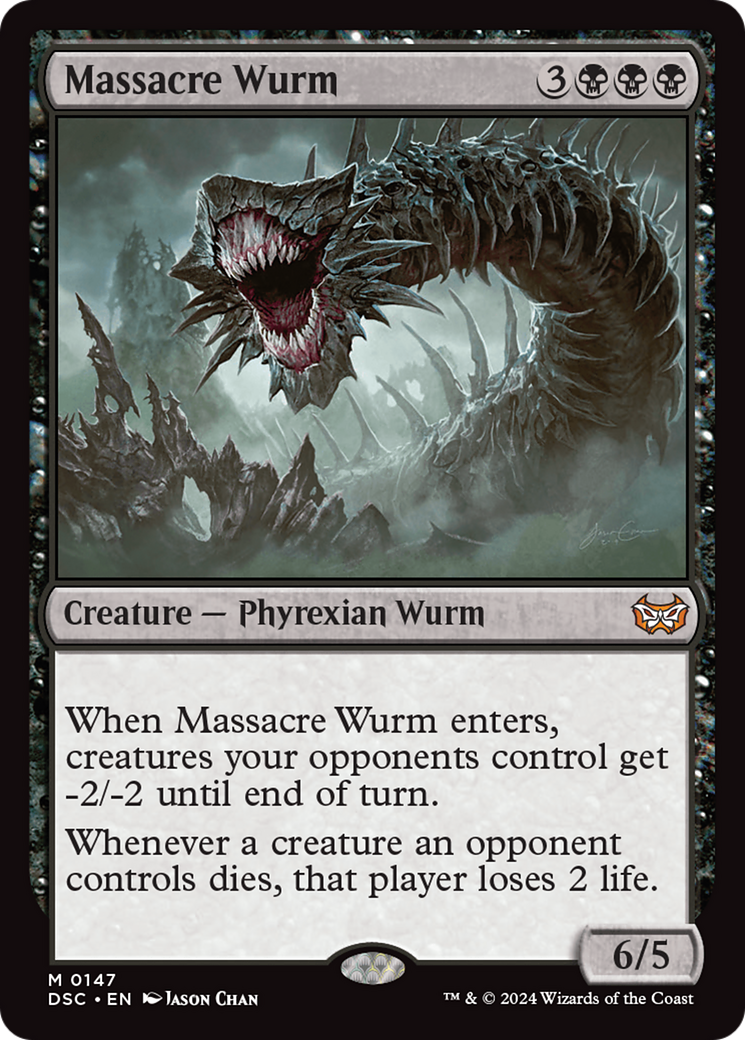 Massacre Wurm [Duskmourn: House of Horror Commander] | Exor Games Dartmouth