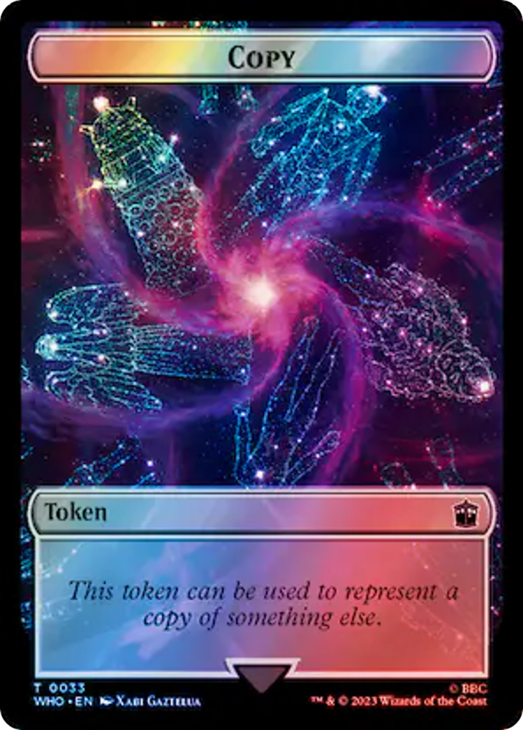 Copy // Beast Double-Sided Token (Surge Foil) [Doctor Who Tokens] | Exor Games Dartmouth