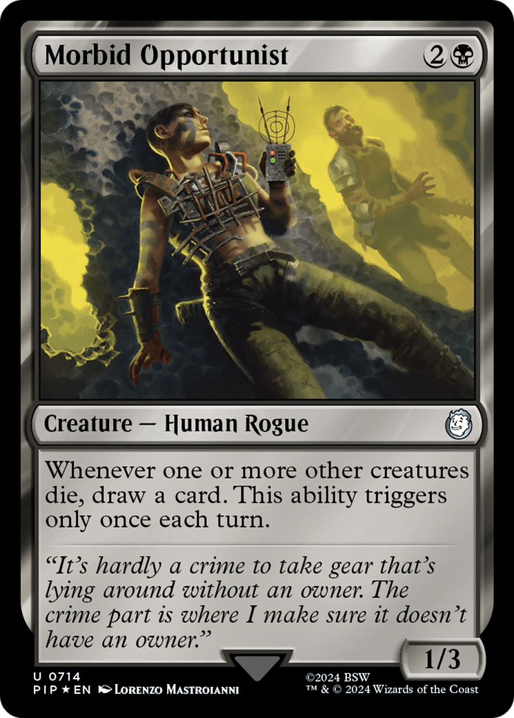 Morbid Opportunist (Surge Foil) [Fallout] | Exor Games Dartmouth