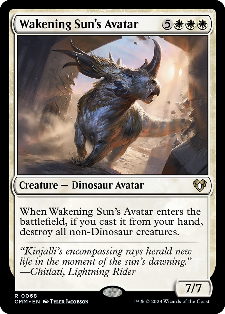 Wakening Sun's Avatar [Commander Masters] | Exor Games Dartmouth