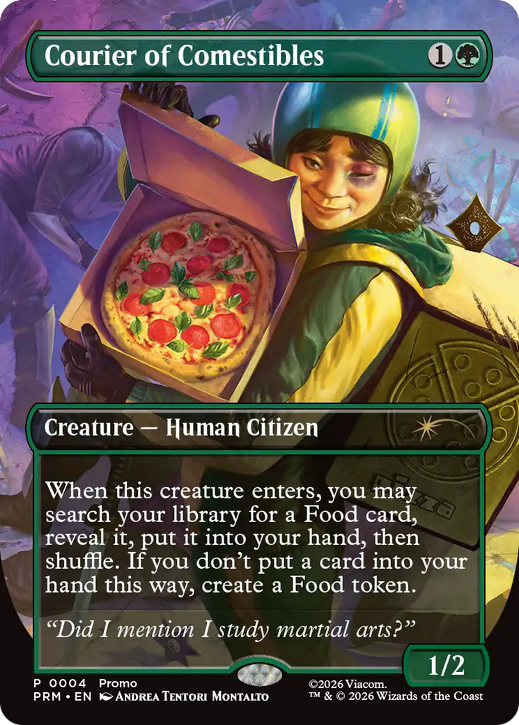 Courier of Comestibles (Borderless) [Wizards Play Network 2026] | Exor Games Dartmouth