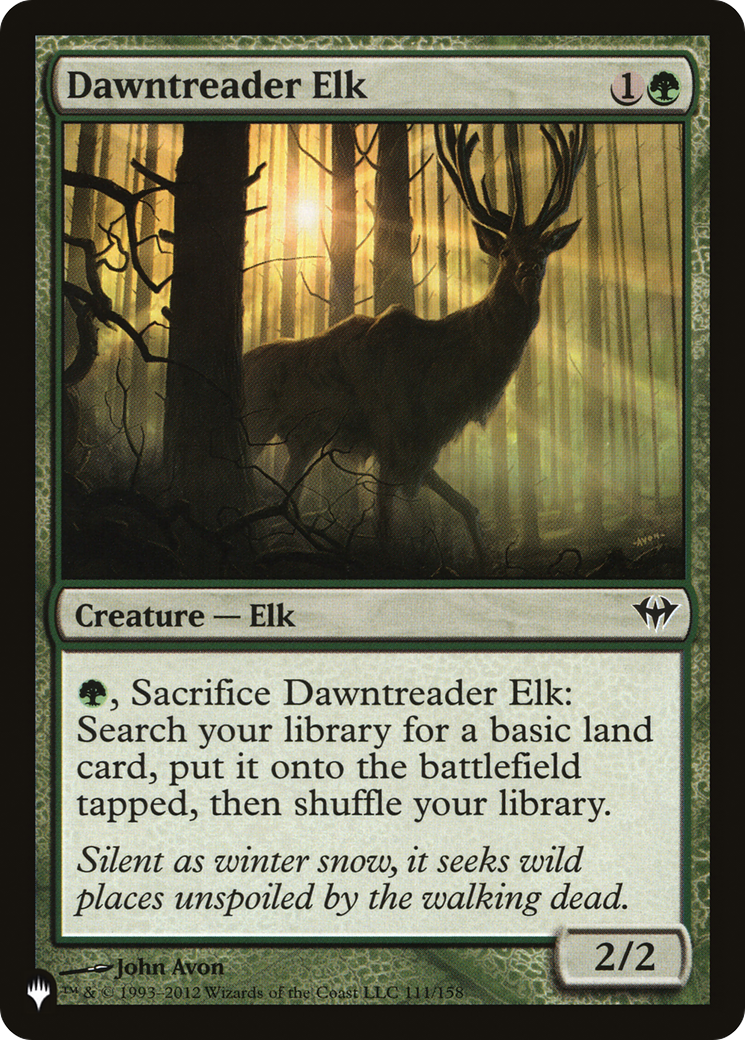 Dawntreader Elk [The List Reprints] | Exor Games Dartmouth