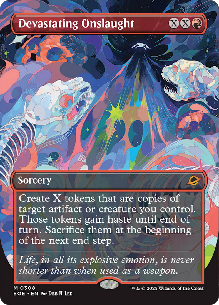 Devastating Onslaught (Borderless) [Edge of Eternities] | Exor Games Dartmouth