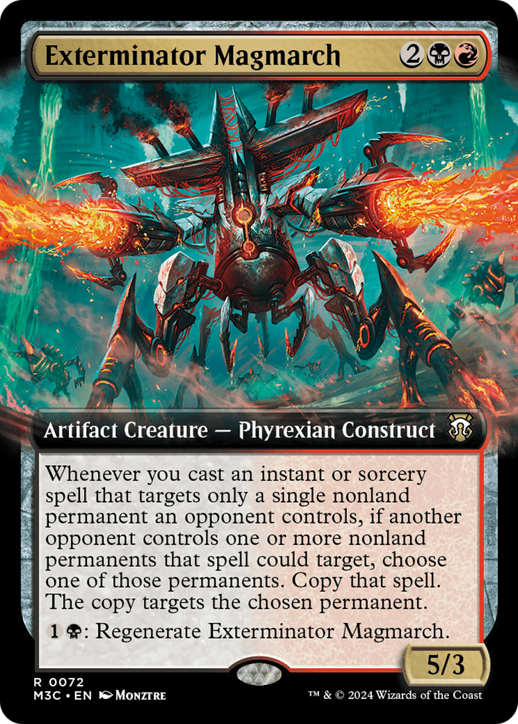 Exterminator Magmarch (Extended Art) (Ripple Foil) [Modern Horizons 3 Commander] | Exor Games Dartmouth