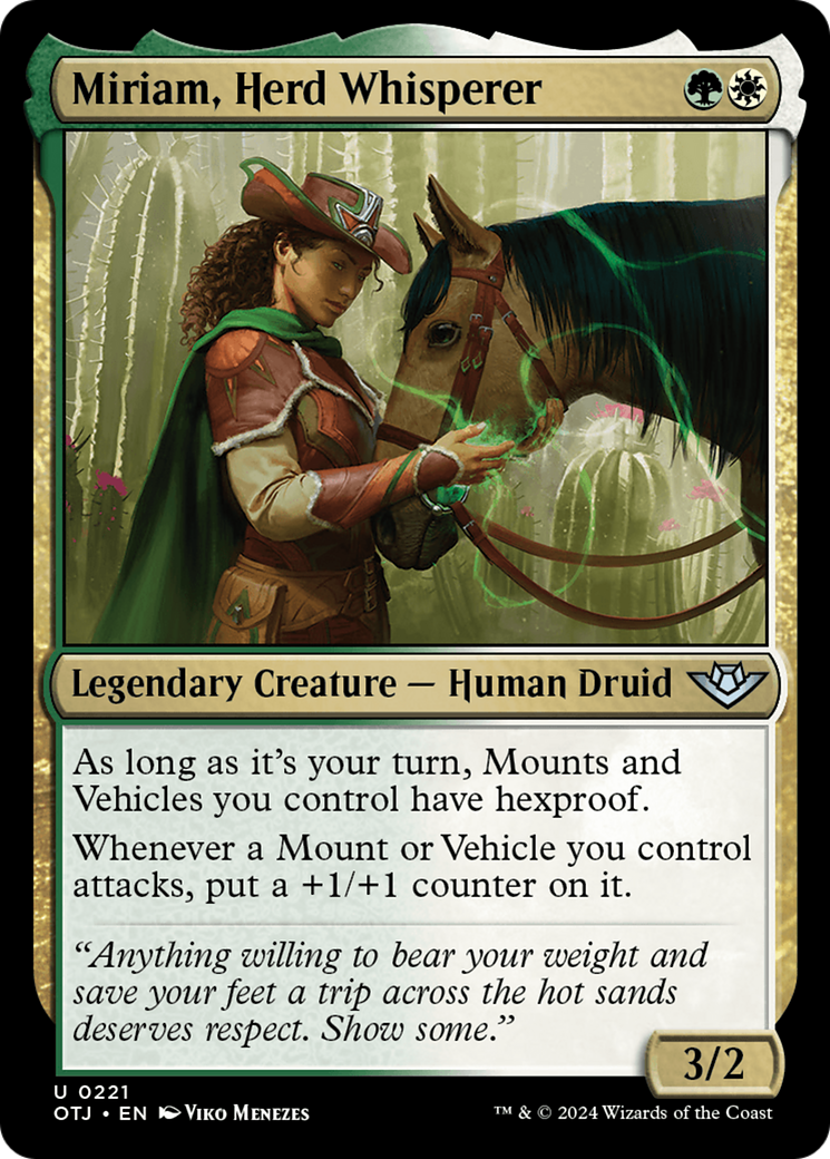 Miriam, Herd Whisperer [Outlaws of Thunder Junction] | Exor Games Dartmouth