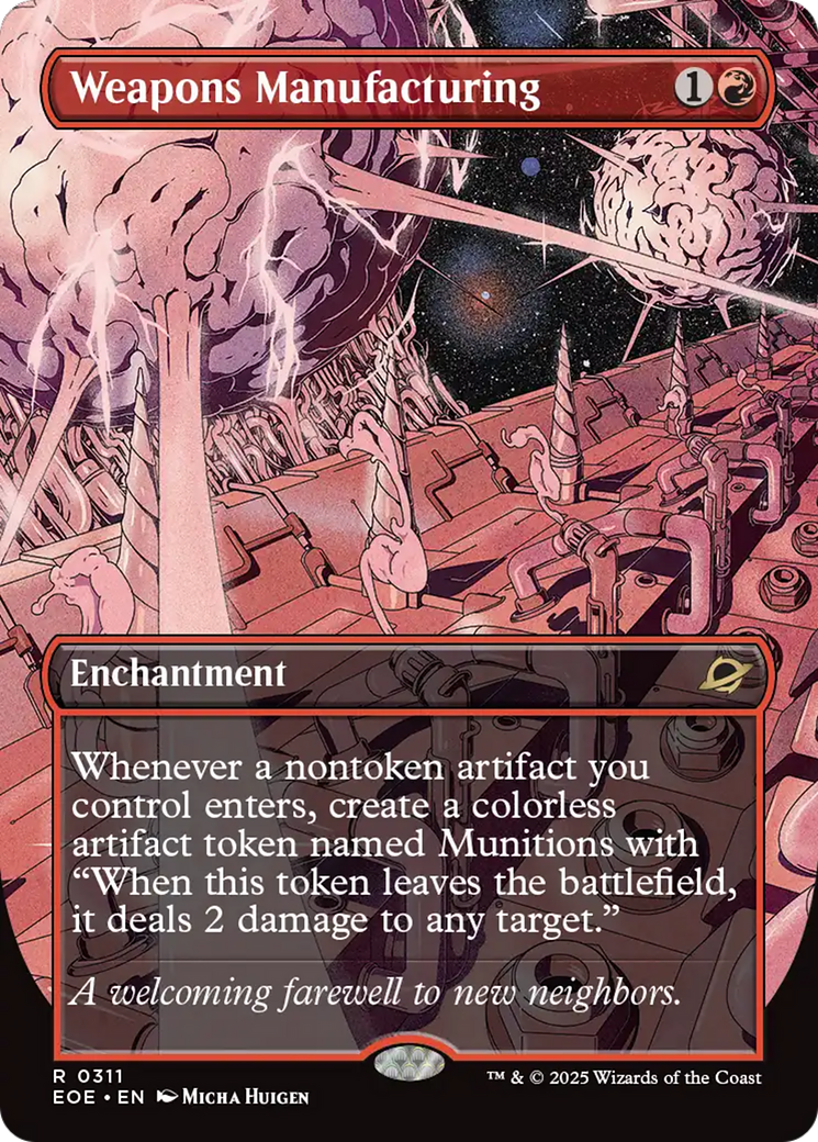 Weapons Manufacturing (Borderless) [Edge of Eternities] | Exor Games Dartmouth