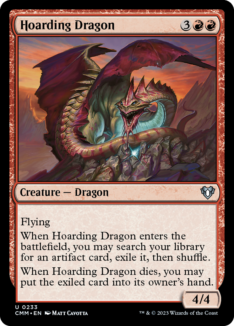 Hoarding Dragon [Commander Masters] | Exor Games Dartmouth